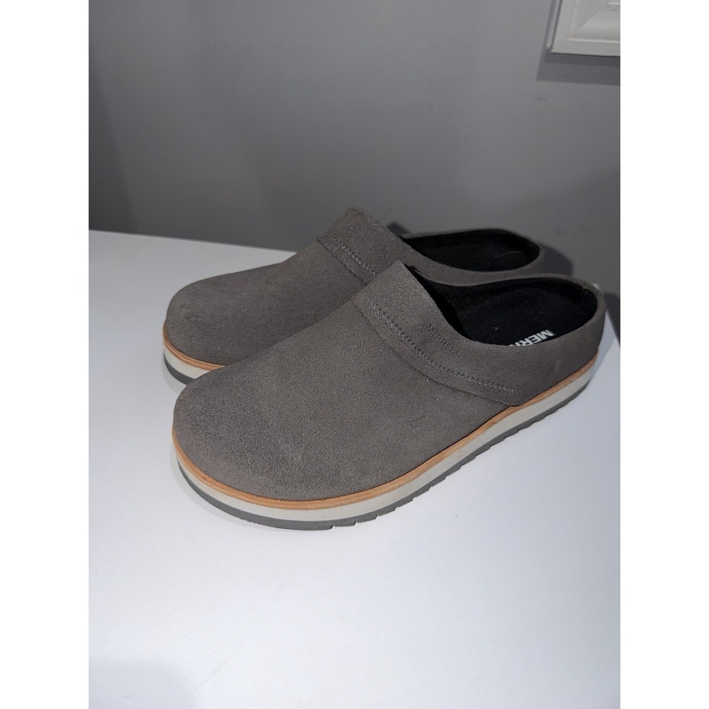 Merrell‎ Womans Juno Clog Suede Size 8 Grey L